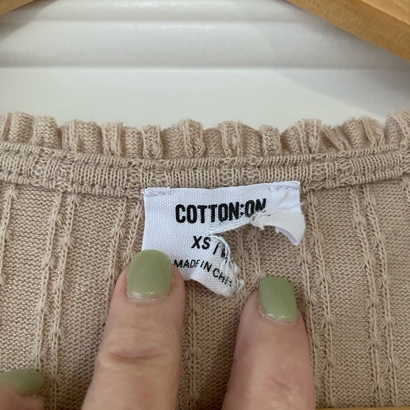 COTTON ON Tan Cardigan XS - Picture 3 of 4